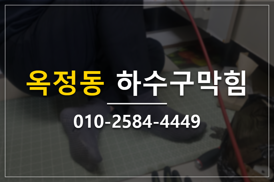 옥정동 싱크대막힘 작업 현장 대표이미지